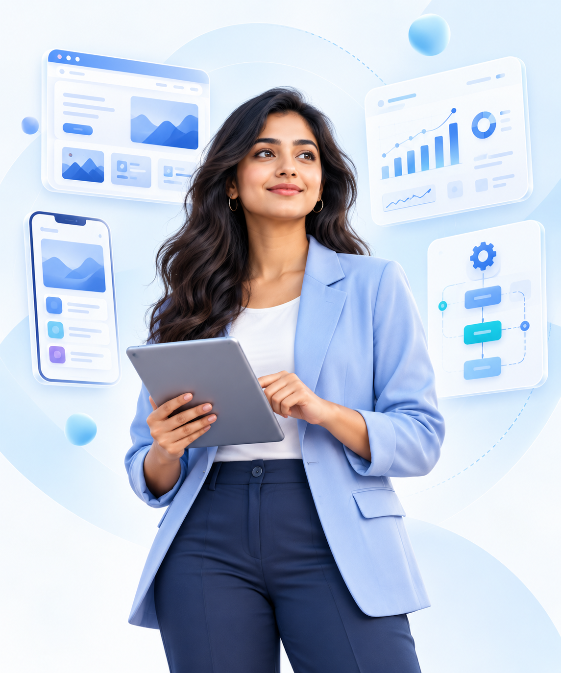 Shivora consultant reviewing a client's digital plan